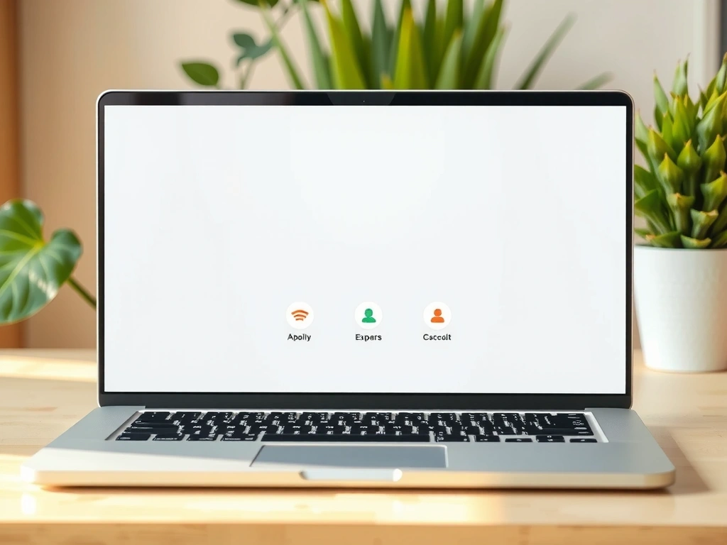 Video-Beratung am Laptop